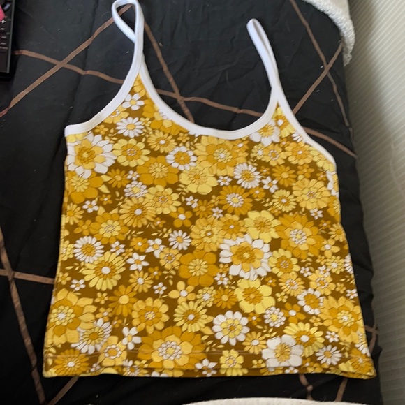 Ghanda Tops - Ghanda flower singlet